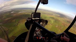 Helicopter gift flight trial lesson Gloucestershire