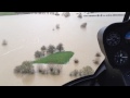 U-boat commander landing in flooded fields at Tewkesbury